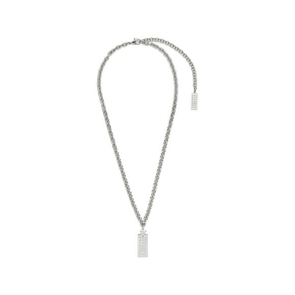 Mm6 Maison Margiela Silver Necklaces Women